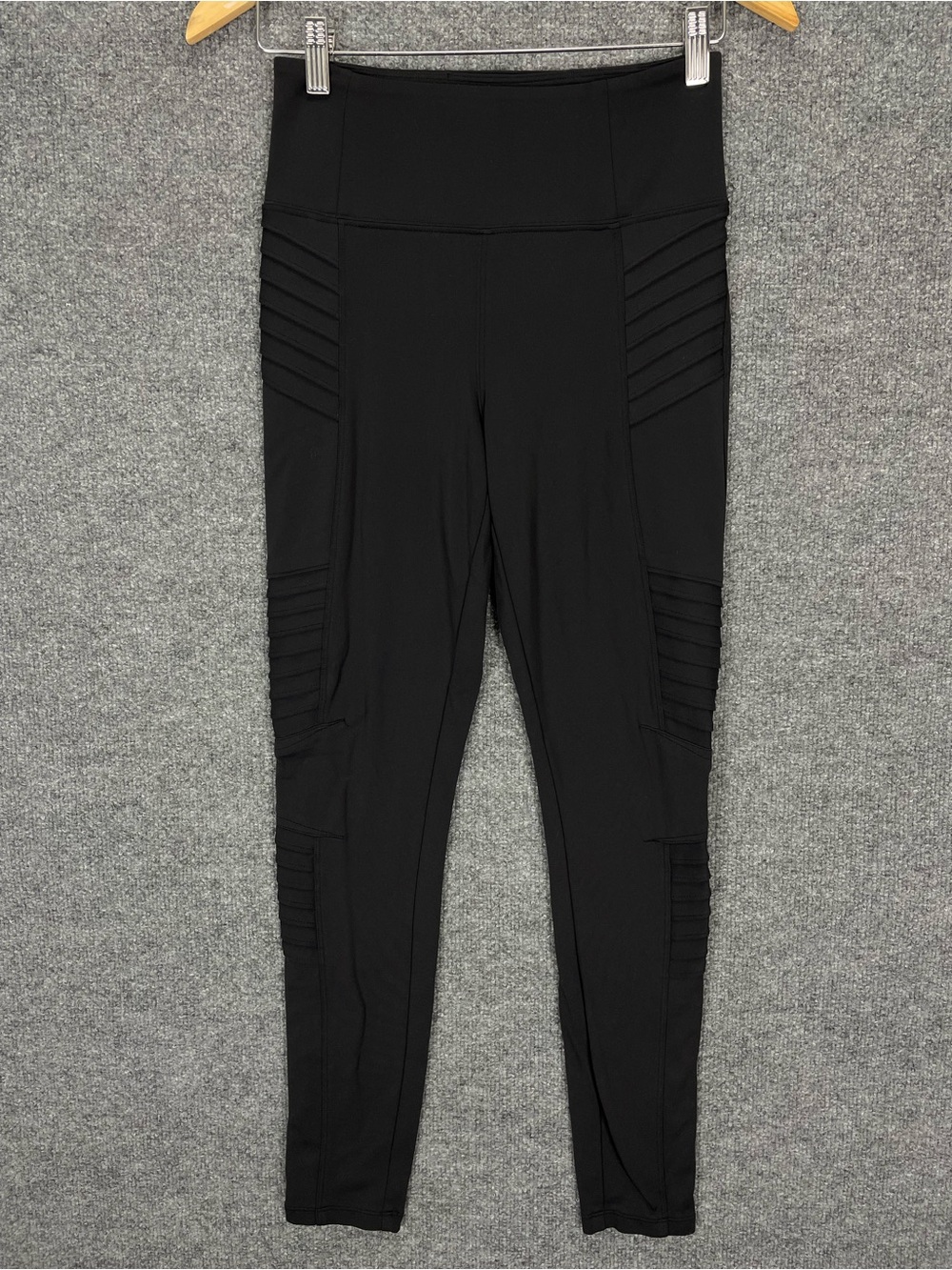 Athleta Delancey Moto Tight Women's Activewear Pants - Black, Size XS (598323)